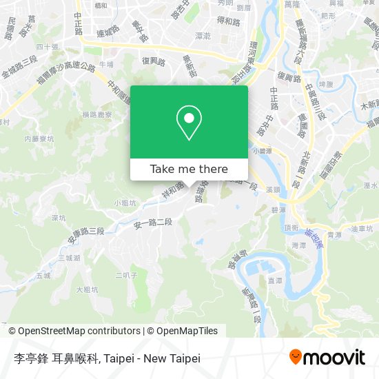 李亭鋒 耳鼻喉科 map
