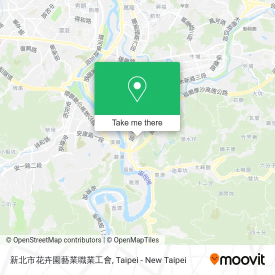 新北市花卉園藝業職業工會地圖