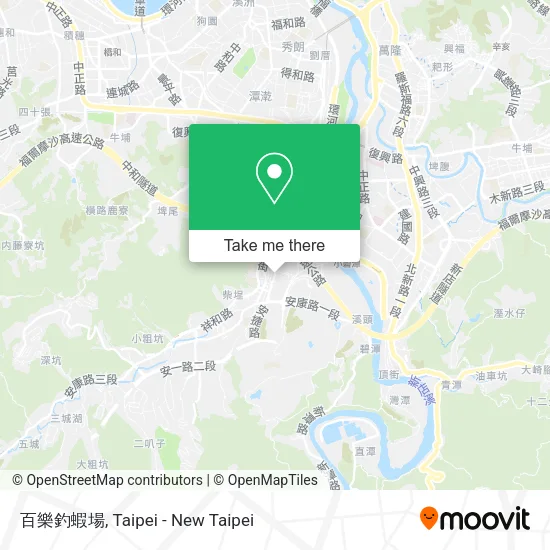 百樂釣蝦場地圖