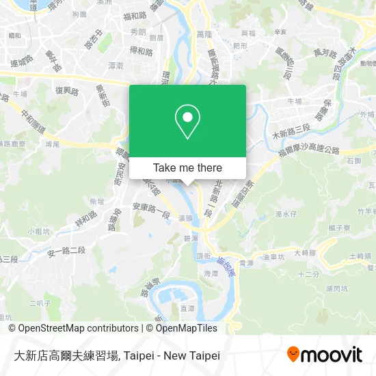 大新店高爾夫練習場 map