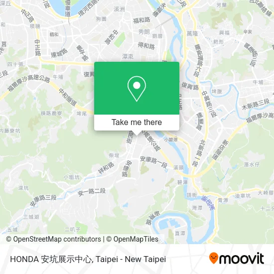 HONDA 安坑展示中心 map