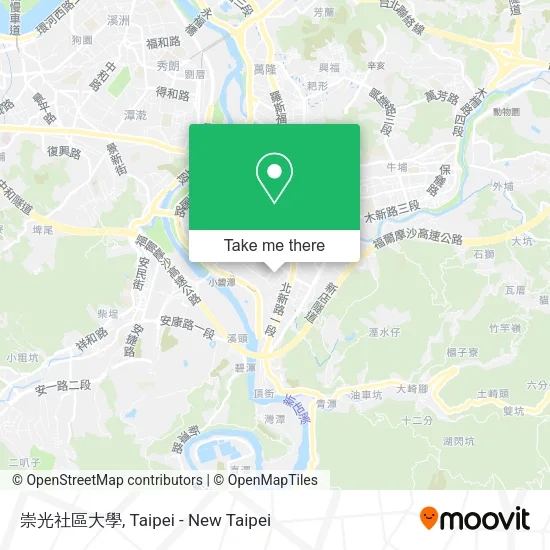崇光社區大學地圖