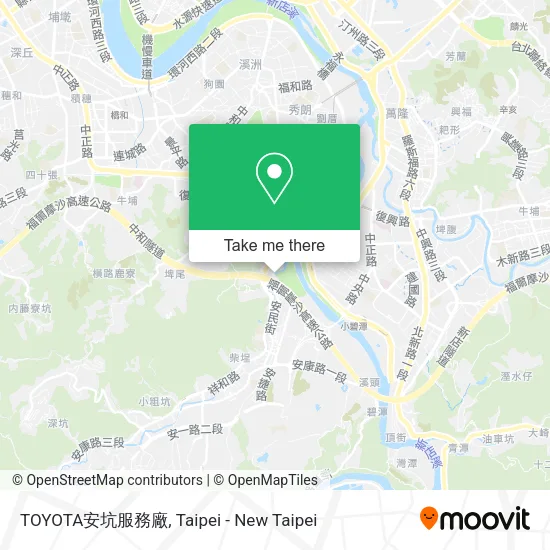 TOYOTA安坑服務廠地圖
