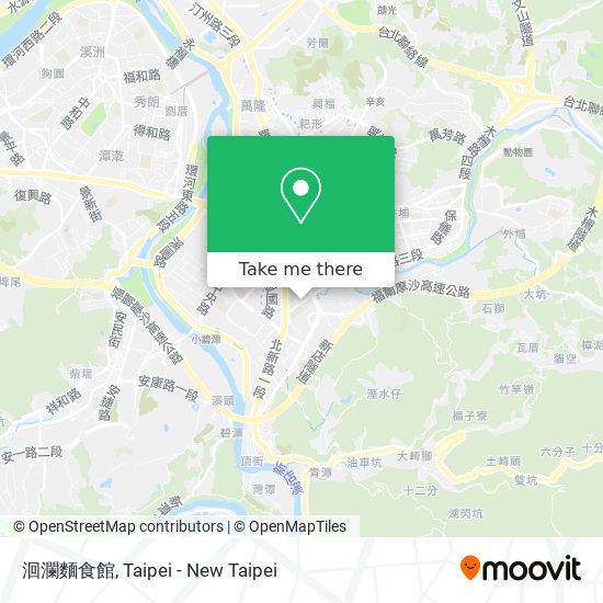 洄瀾麵食館 map