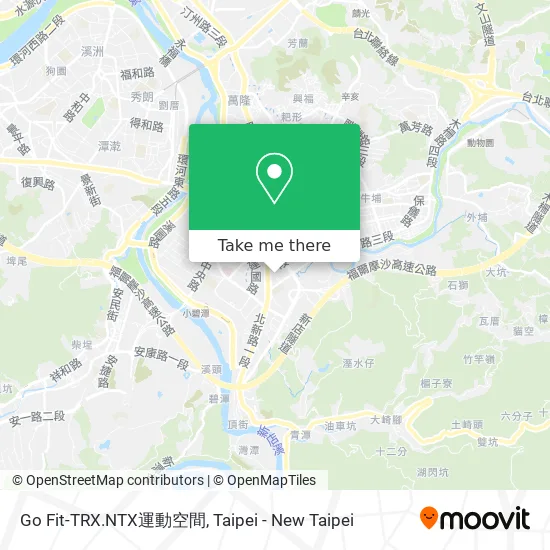 Go Fit-TRX.NTX運動空間 map