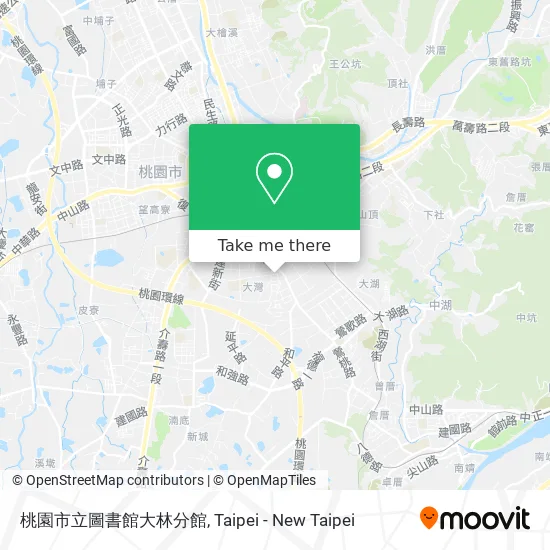 桃園市立圖書館大林分館 map
