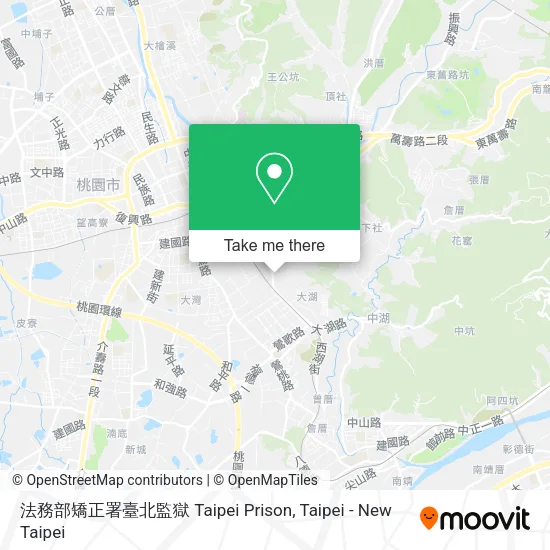 法務部矯正署臺北監獄 Taipei Prison地圖