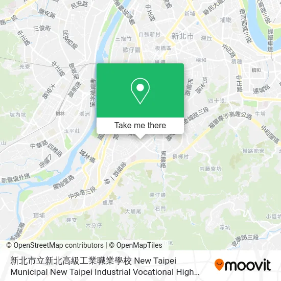 新北市立新北高級工業職業學校 New Taipei Municipal New Taipei Industrial Vocational High School map