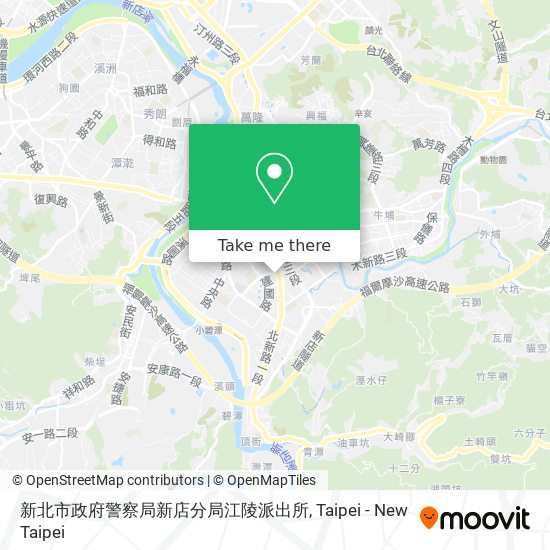 新北市政府警察局新店分局江陵派出所 map