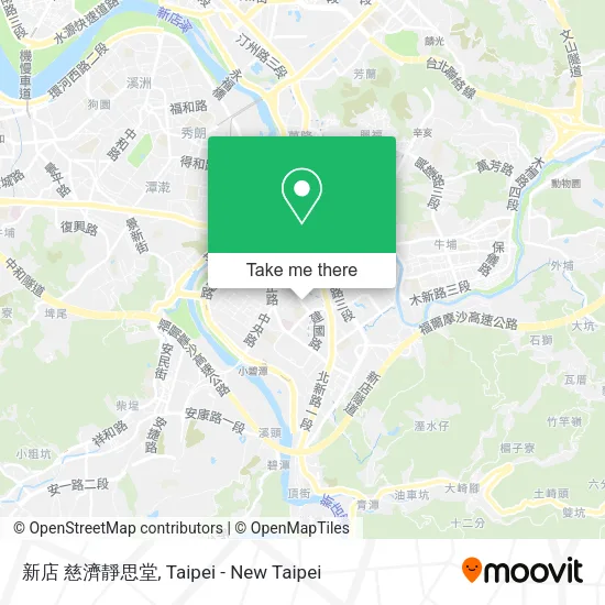 新店 慈濟靜思堂 map