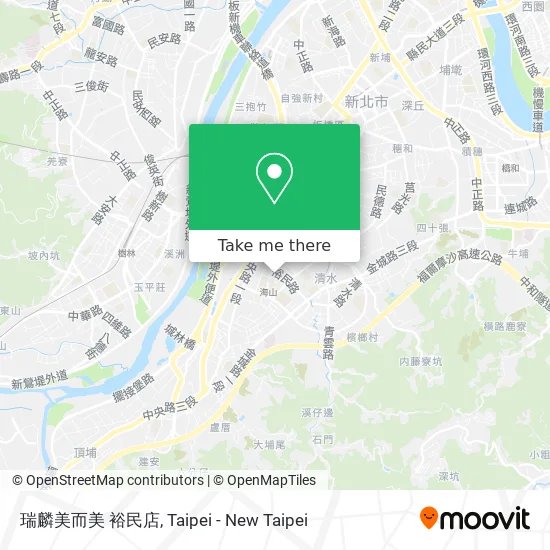 瑞麟美而美 裕民店地圖