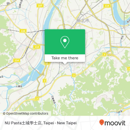 NU Pasta土城學士店 map
