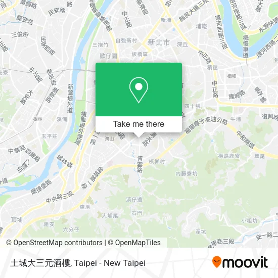 土城大三元酒樓 map