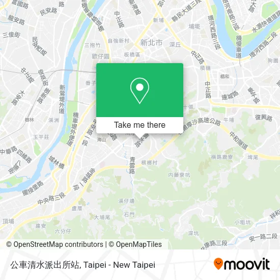 公車清水派出所站地圖