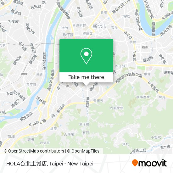 HOLA台北土城店 map