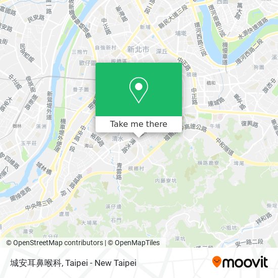 城安耳鼻喉科地圖