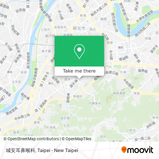 城安耳鼻喉科 map