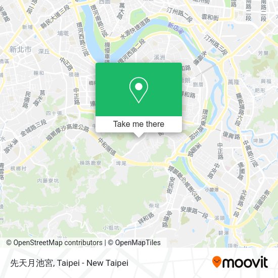 先天月池宮 map