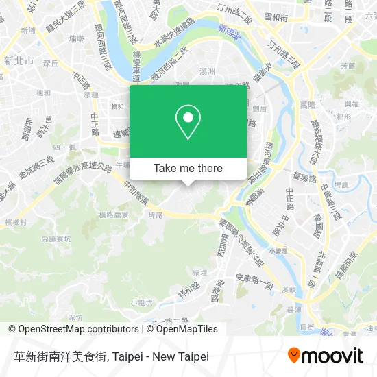 華新街南洋美食街地圖