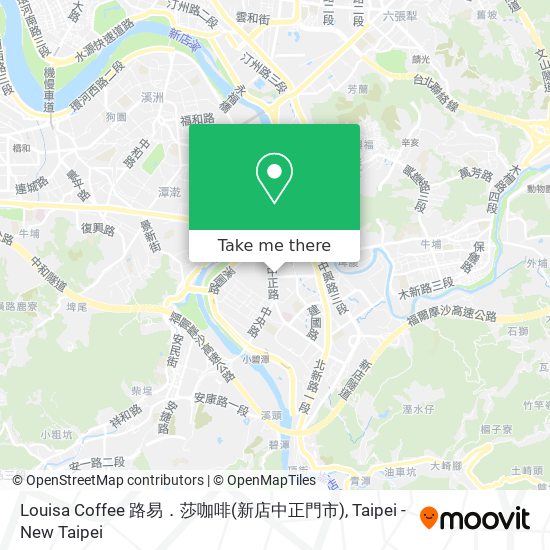 Louisa Coffee 路易．莎咖啡(新店中正門市) map