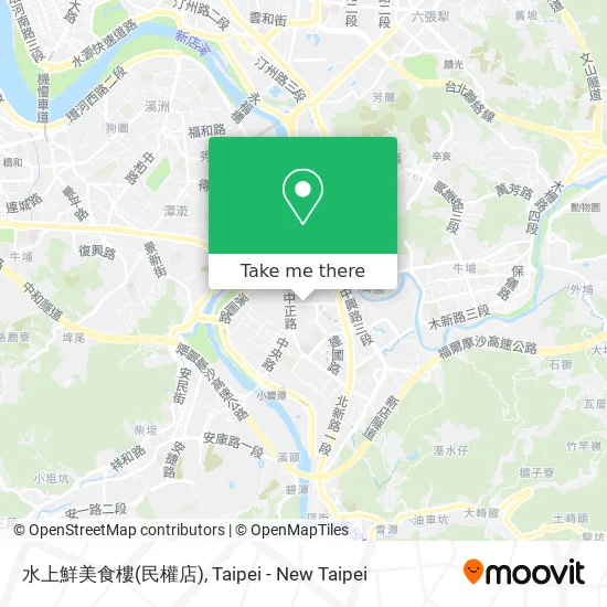 水上鮮美食樓(民權店) map