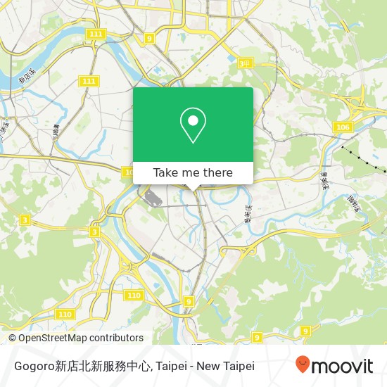 Gogoro新店北新服務中心 map