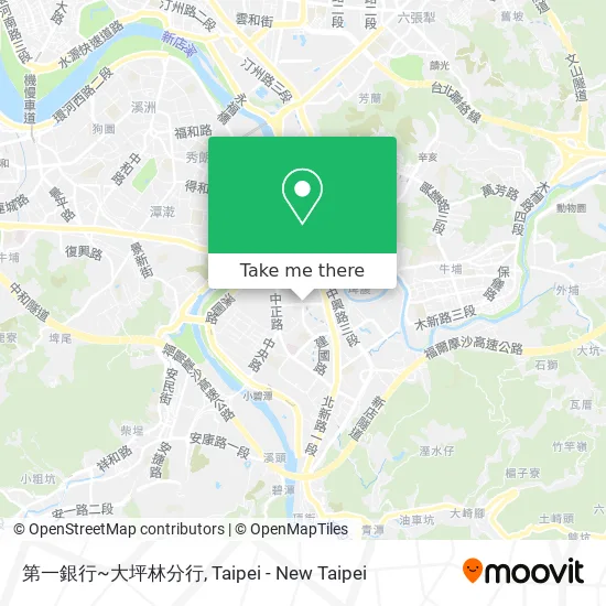 第一銀行~大坪林分行 map