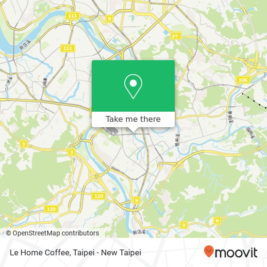 Le Home Coffee map
