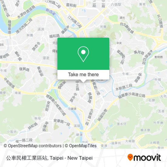 公車民權工業區站地圖