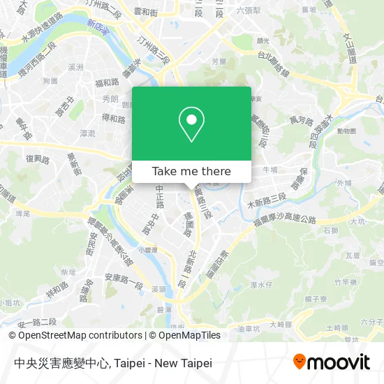 中央災害應變中心 map