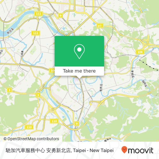 馳加汽車服務中心 安勇新北店 map