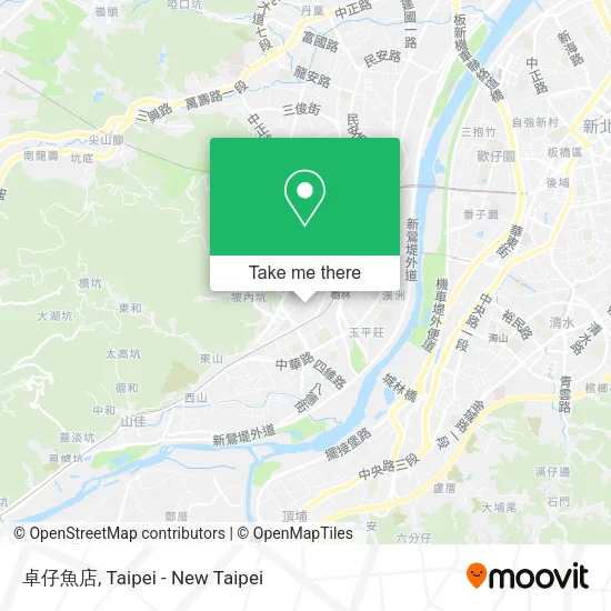 卓仔魚店地圖