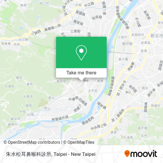 朱水松耳鼻喉科診所地圖