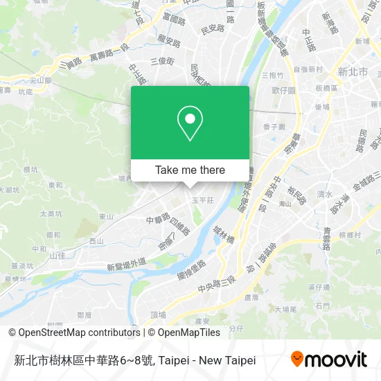 新北市樹林區中華路6~8號地圖
