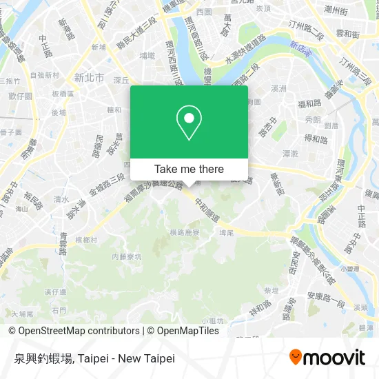 泉興釣蝦場地圖