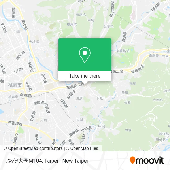 .銘傳大學M104 map