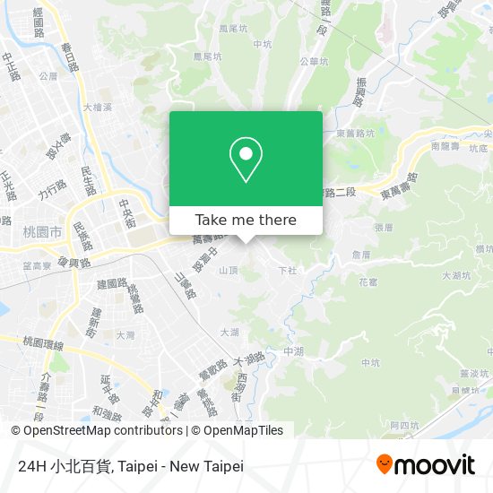 24H 小北百貨 map