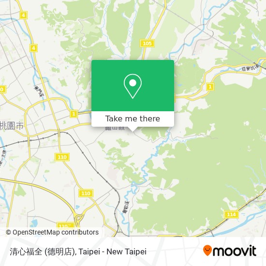 清心福全 (德明店) map
