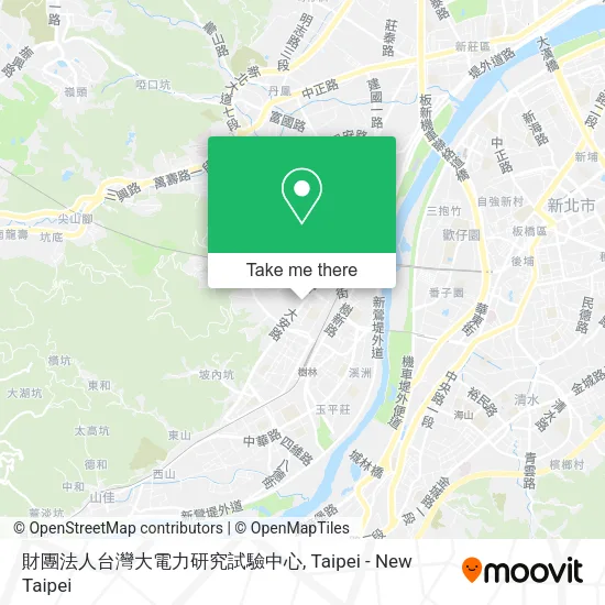 財團法人台灣大電力研究試驗中心地圖