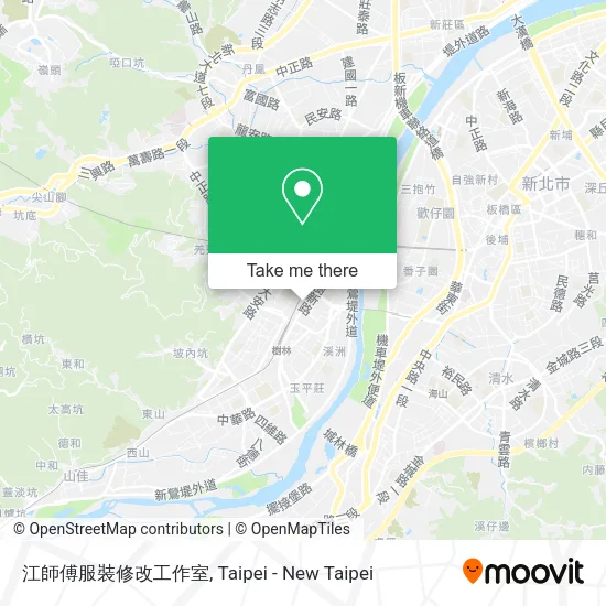 江師傅服裝修改工作室地圖