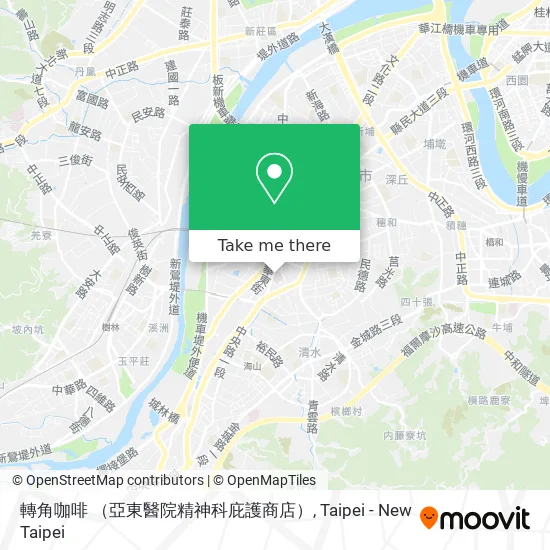 轉角咖啡 （亞東醫院精神科庇護商店） map