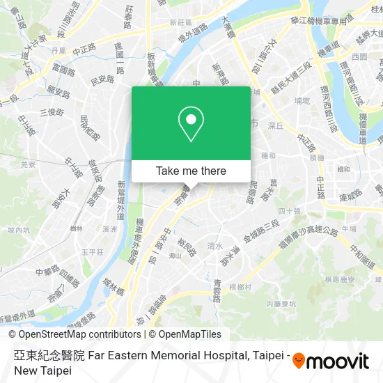 亞東紀念醫院 Far Eastern Memorial Hospital地圖
