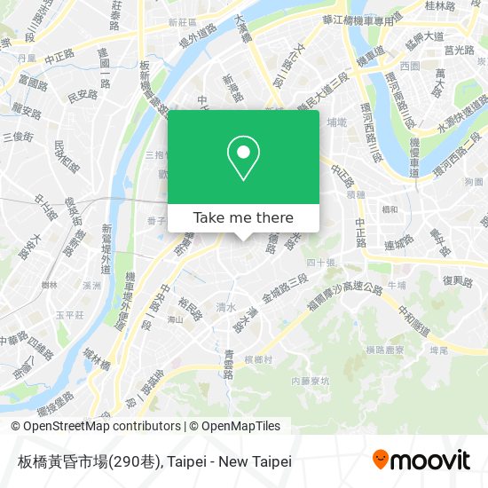 板橋黃昏市場(290巷) map