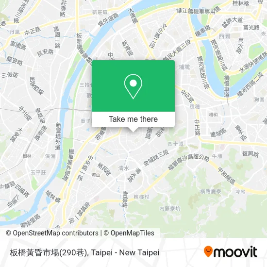 板橋黃昏市場(290巷) map