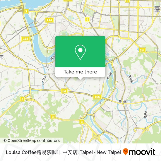 Louisa Coffee路易莎咖啡 中安店 map