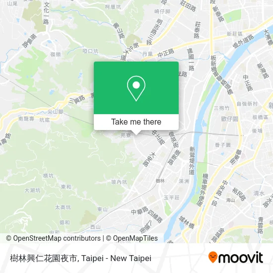 樹林興仁花園夜市地圖