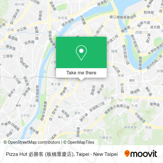 Pizza Hut 必勝客 (板橋重慶店) map