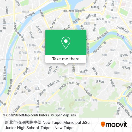 新北市積穗國民中學 New Taipei Municipal JiSui Junior High School map