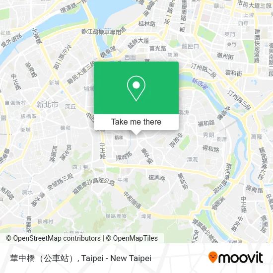 華中橋（公車站）地圖