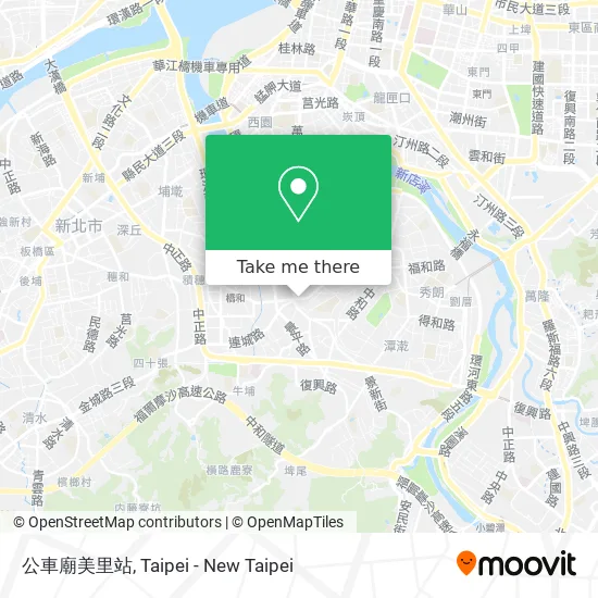 公車廟美里站 map